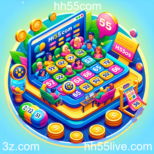 Experimente a Diversão do Bingo Online no hh55com